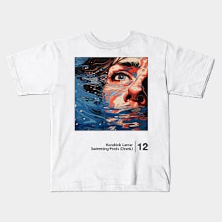 Swimming Pools (Drank) / Minimal Graphic Artwork Design Kids T-Shirt